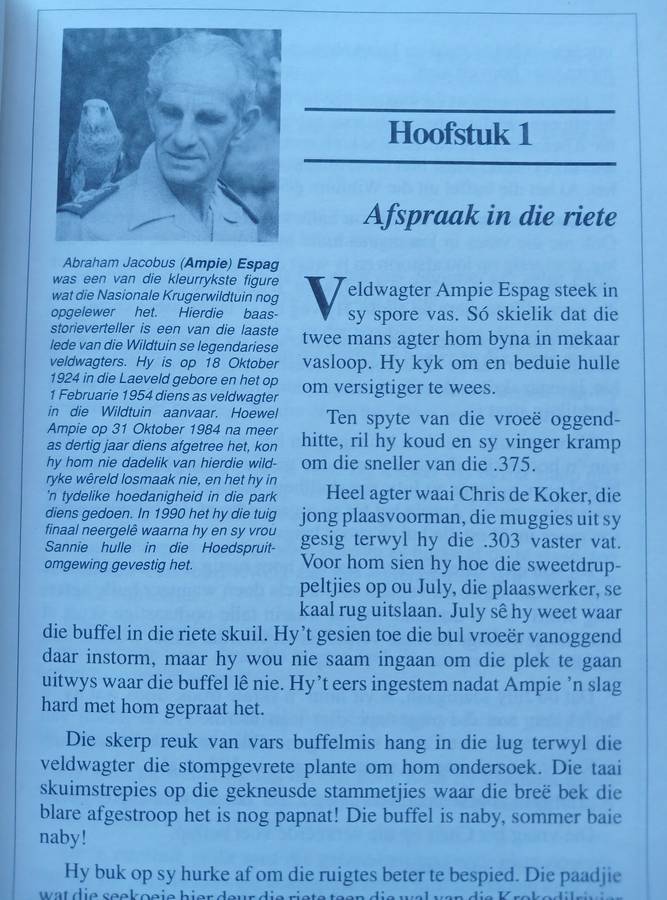 Die Veldwagters Vertel - 78 Ware Verhale uit ons Nasionale Parke (SIGNED COPY)