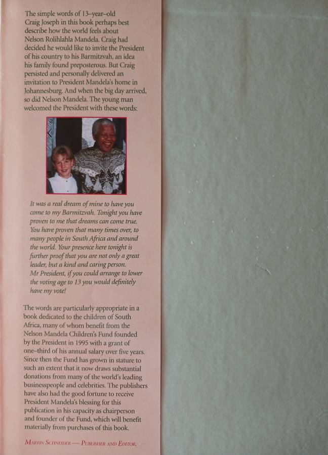 Madiba - Nelson Rolilahla Mandela - A Celebration (INSCRIBED BY FORMER PRESEDENT NELSON MANDELA)