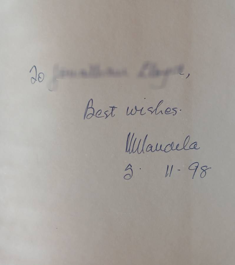 Madiba - Nelson Rolilahla Mandela - A Celebration (INSCRIBED BY FORMER PRESEDENT NELSON MANDELA)