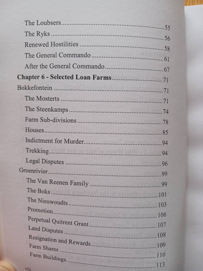 Short history of the Onder-Bokkeveld (Signed by author)