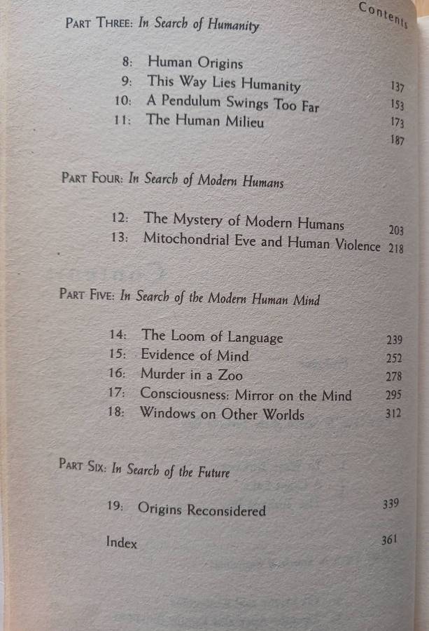 Origins reconsidered - In search of what makes us human