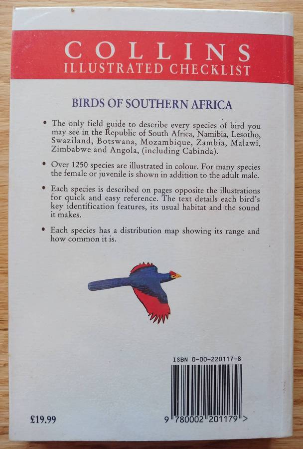 Collins Field Guide - Birds of Southern Africa