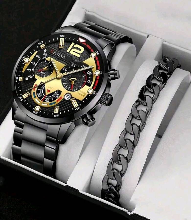 Men's 3pc Quartz Watch set