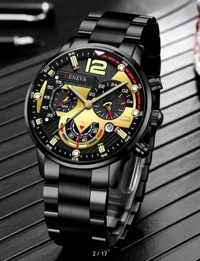 Men's 3pc Quartz Watch set