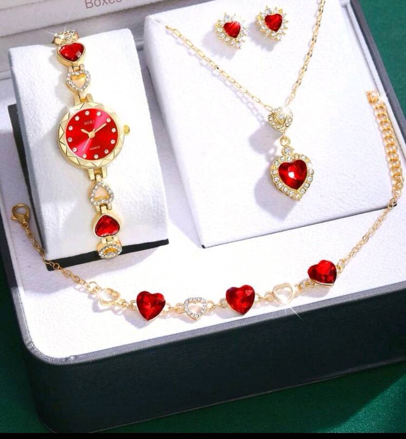 Wow amazing luxurious woman Quartz Watch set