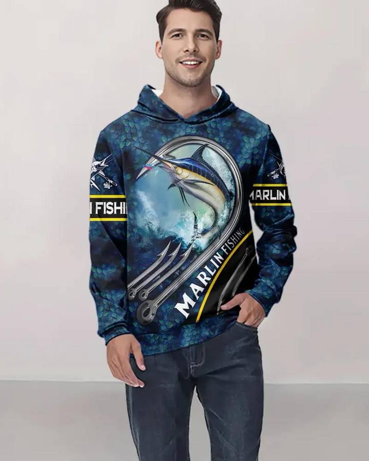 Men's Manfinity Marlin Fishing Hoodie