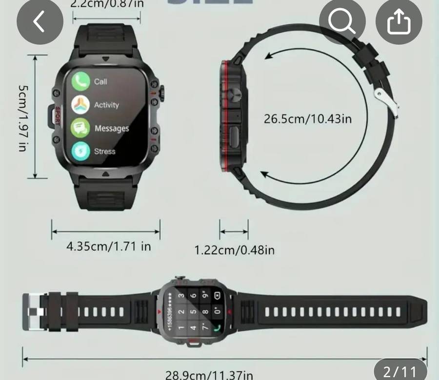 Military waterproof sport watch