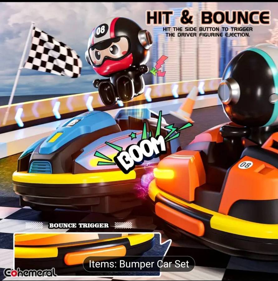 Wow amazing  luxurious  2x bumper cars with 2 remotes