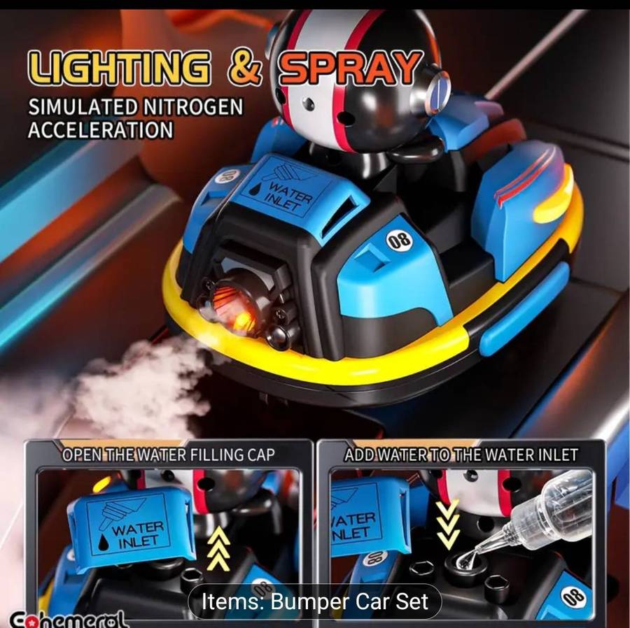 Wow amazing  luxurious  2x bumper cars with 2 remotes