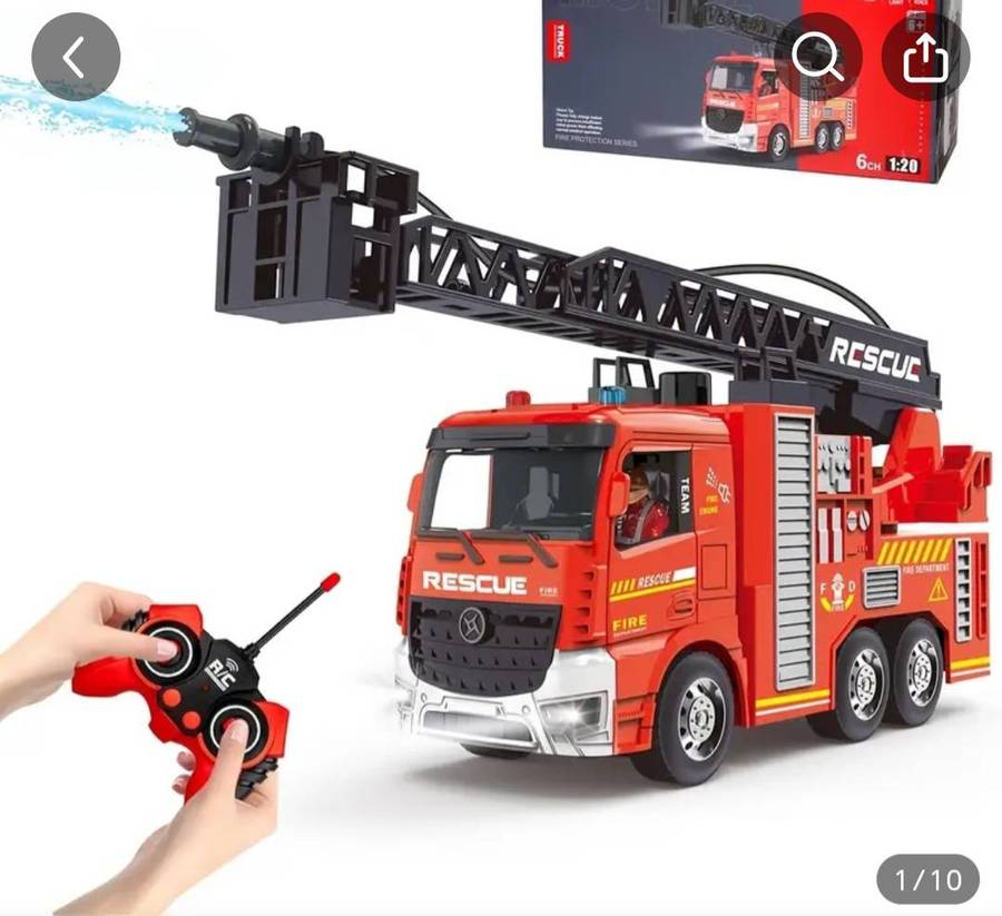 Remote  fire truck