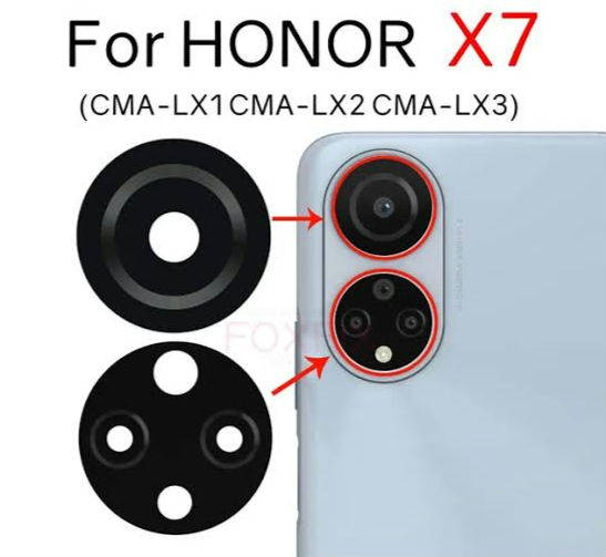 Honor X7 Back Camera Glass Replacement (Brand New) (Local Stock)