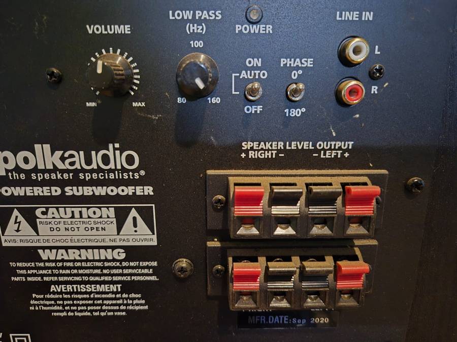 Polk 10" PSW 10 Subwoofer