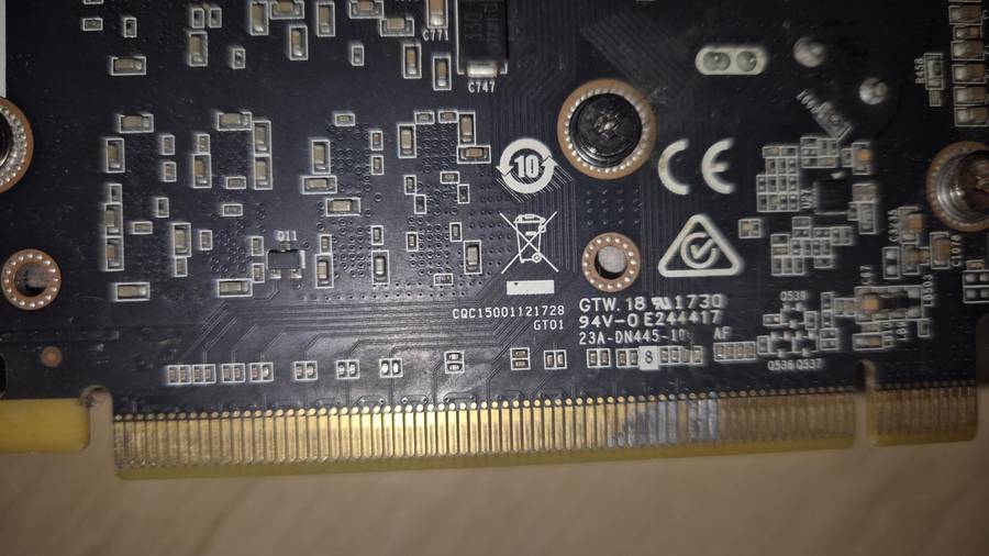 (for repair) Zotac Gtx 1070 mini 8GB