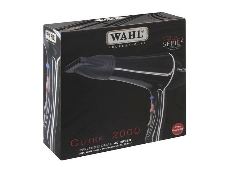 WAHL Cutek Professional Hair Dryer 2000W HAIR DRYER BLACK