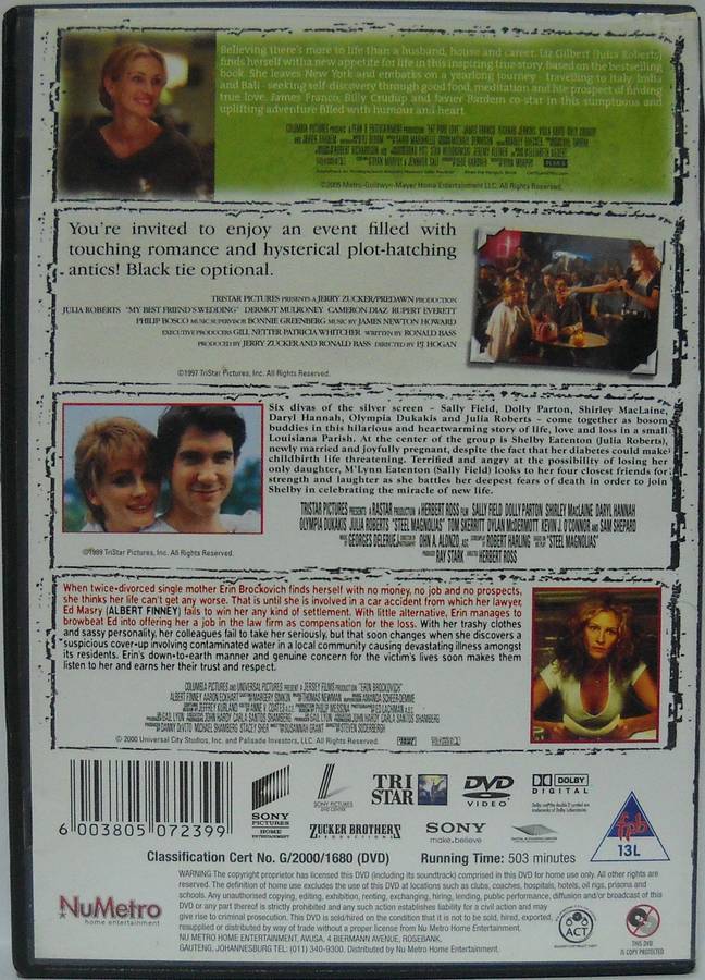 Julia Roberts Collection (4 DVDs)
