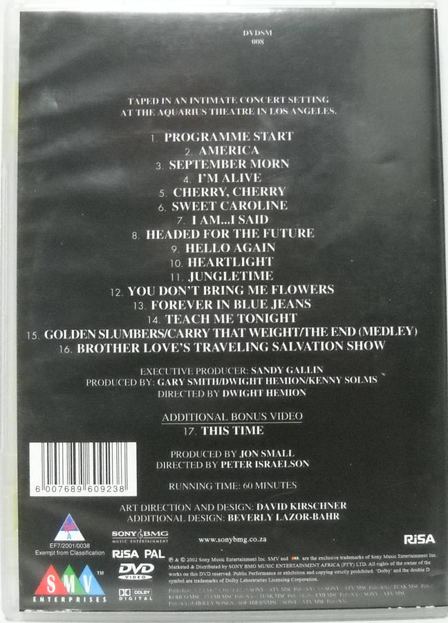 Neil Diamond - Greatest Hits Live (DVD)