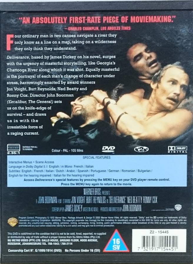 Deliverance DVD