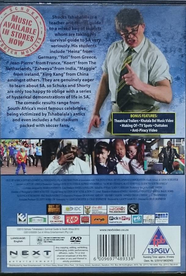Schuks Tshabalala's Survival Guide to South Africa DVD