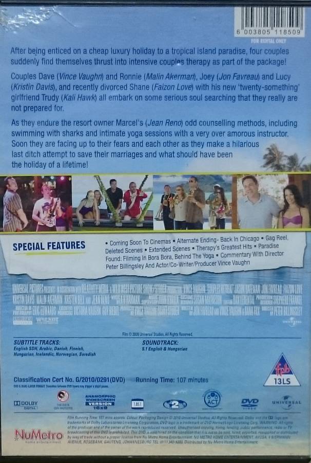 Couples Retreat DVD