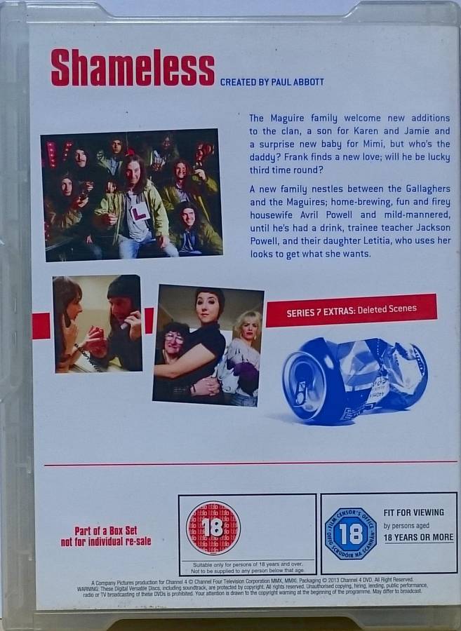 Shameless Season 5-8 DVD
