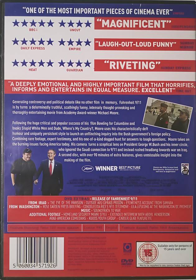 FAHRENHEIT 9/11 Double Disc DVD