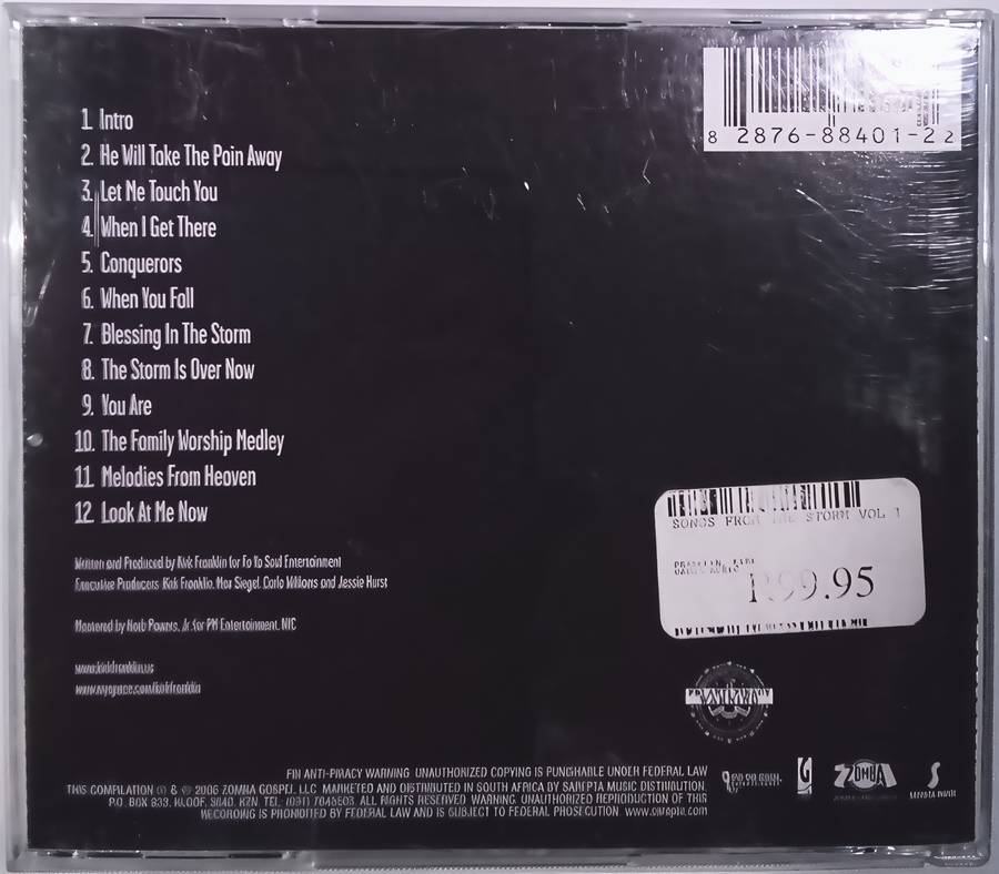 KIRK FRANKLIN Songs for the Storm