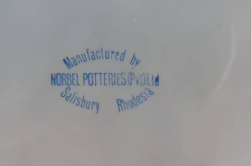 Rhodesia - Norbel Potteries Mug - Rhodesian Pay Corps 1957 - 1978