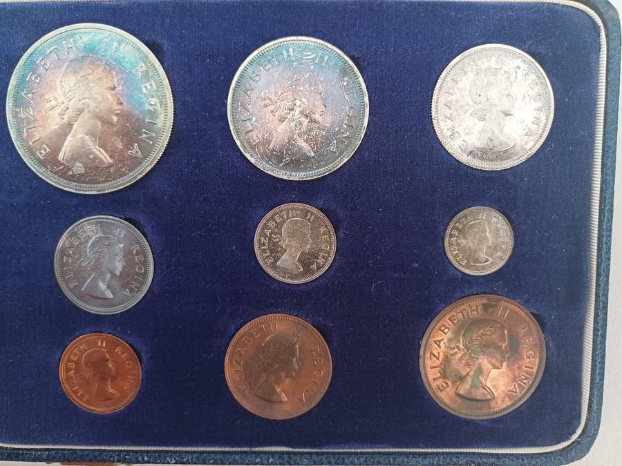 SA Union 1953 Silver Short Proof Set In SA Mint Box!