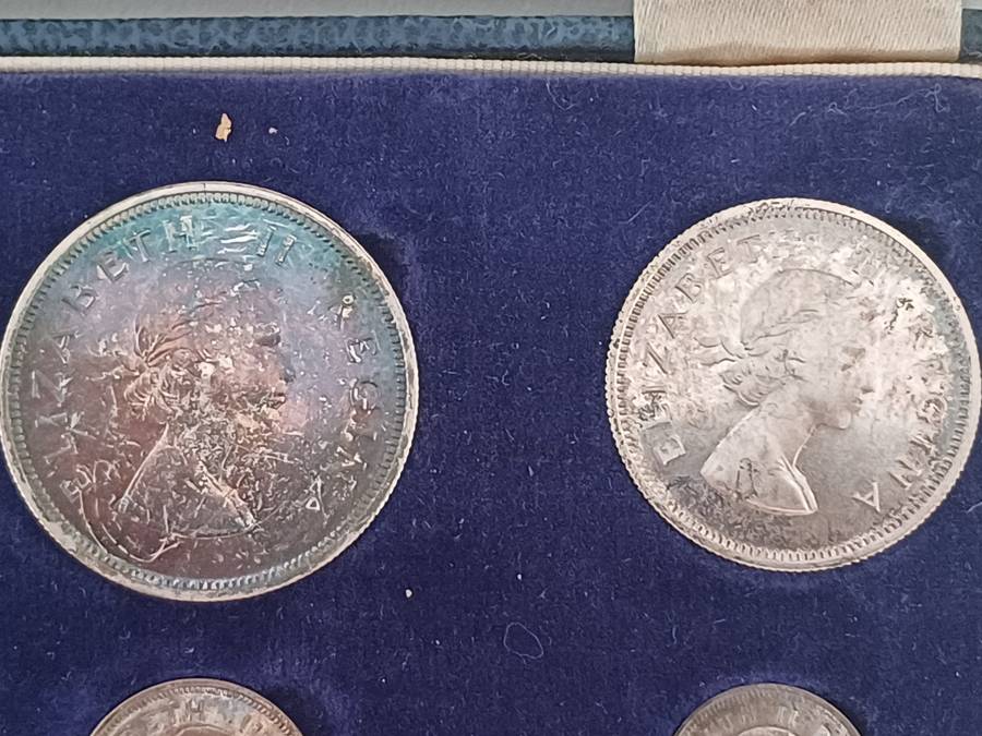 SA Union 1953 Silver Short Proof Set In SA Mint Box!