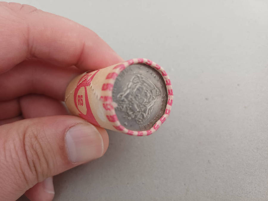 Coin Roll of sealed RSA 20c coins - Sun International