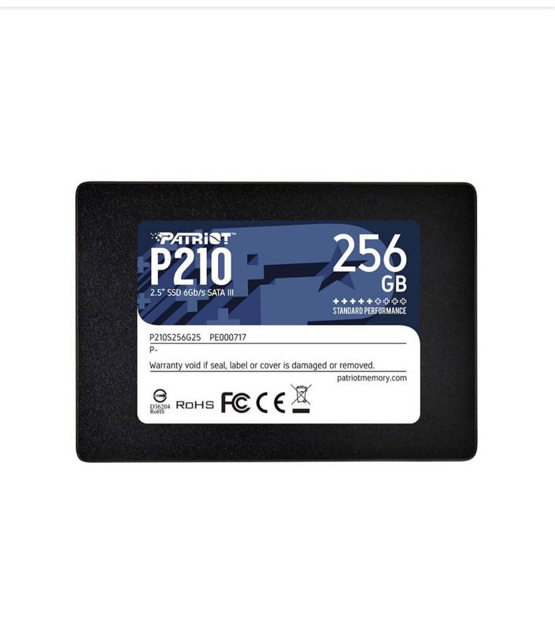 Patriot 256 GB SSD (P220S256G25) (Interface: SATA III, Form Factor: 2.5 Inch)