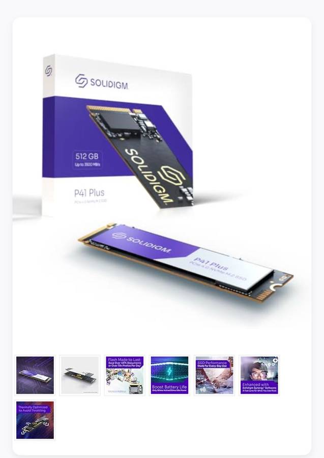 512GB Solidgim Nvme P41