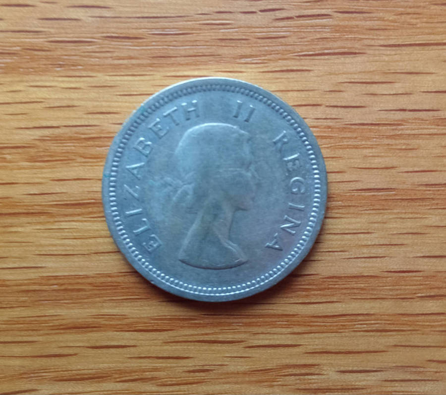 1957 South Africa 1 shilling