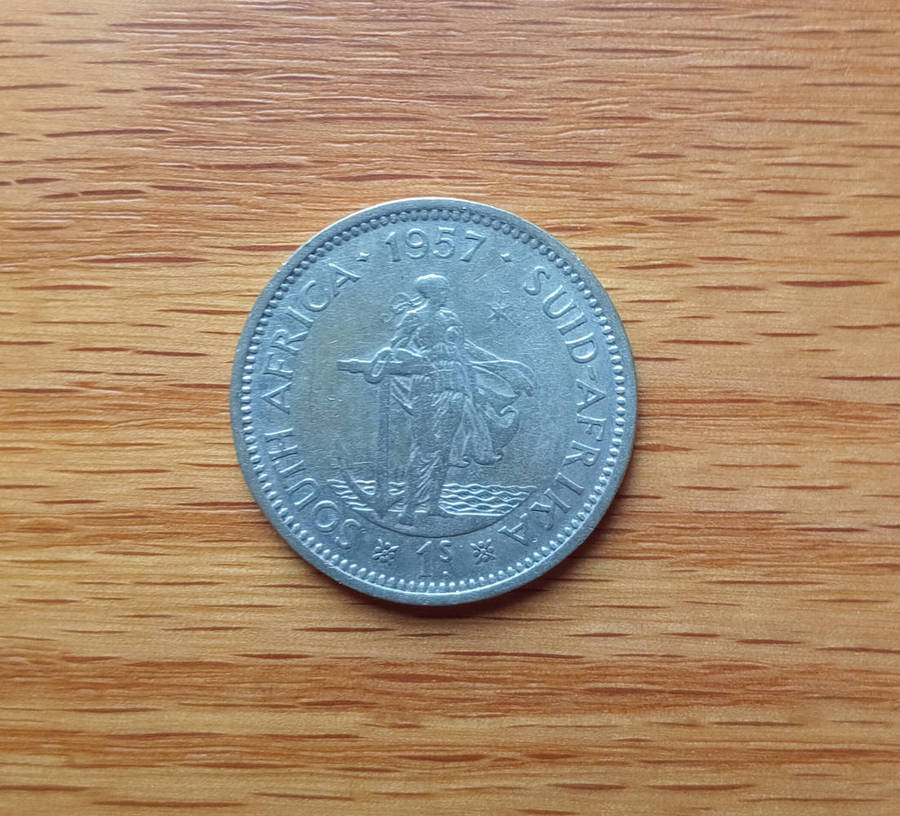 1957 South Africa 1 shilling