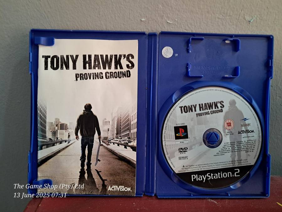 PS2 Tony Hawk's Proving Ground - CIB