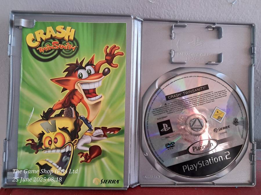 PS2 Crash : Twinsanity (Platinum) - CIB