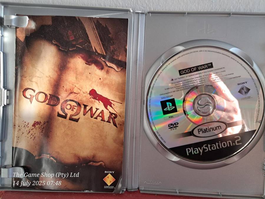 PS2 GOD OF WAR (PLATINUM) - CIB