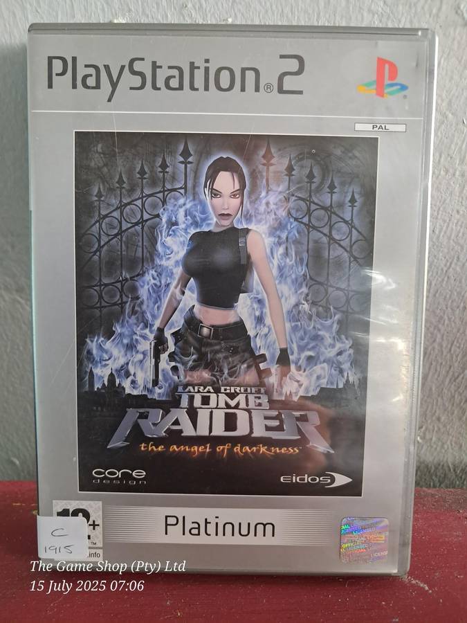 PS2 TOMB RAIDER : ANGEL OF DARKNESS (PLATINUM) - CIB