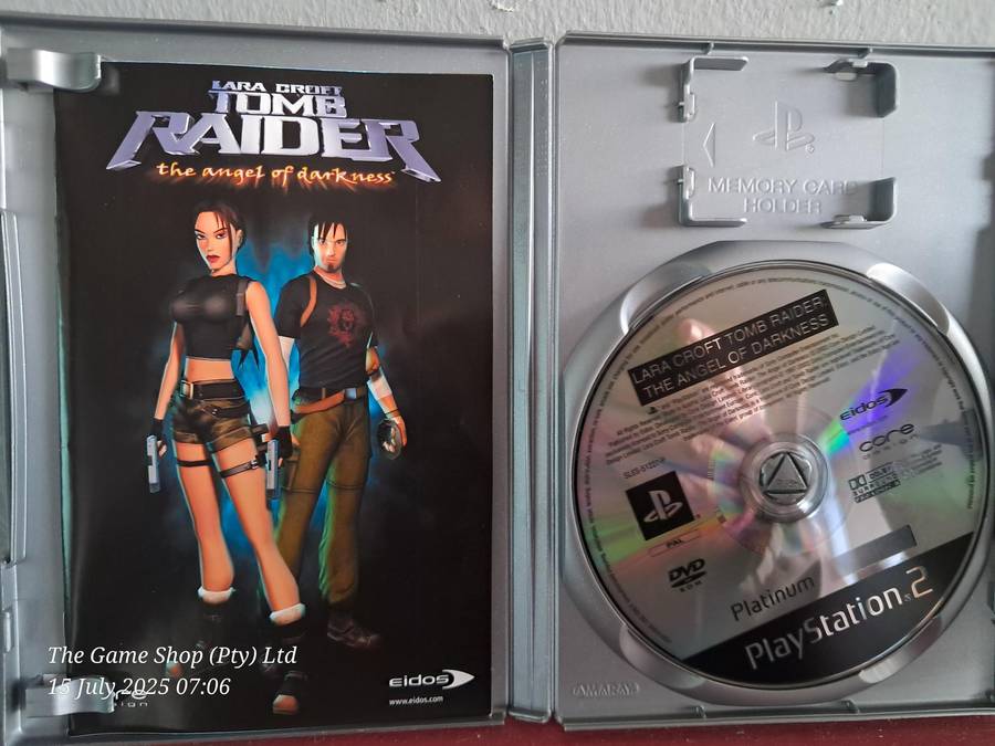 PS2 TOMB RAIDER : ANGEL OF DARKNESS (PLATINUM) - CIB