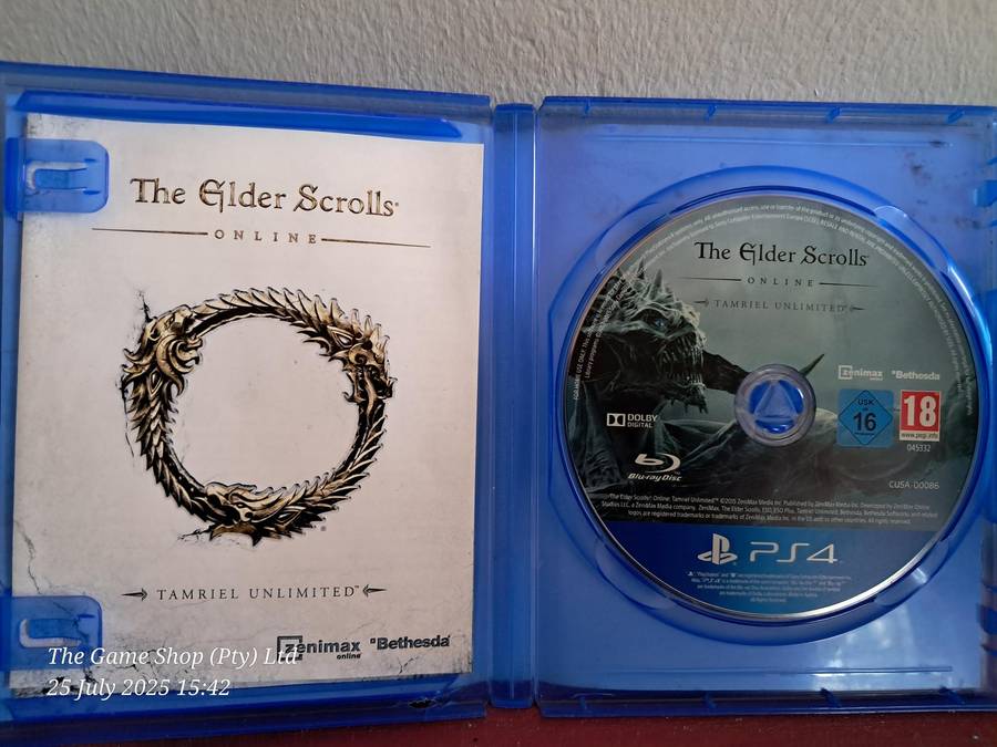 PS4 THE ELDER SCROLL ONLINE : TAMRIEL UNLIMITED