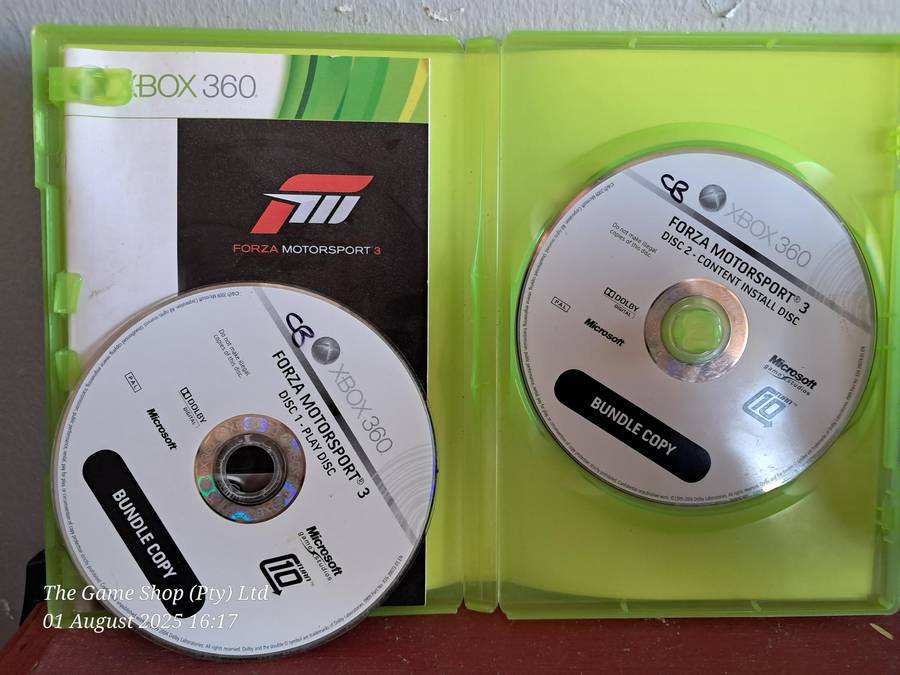 Xbox 360 Forza Motorsport 3 - (Bundle copy) - CIB