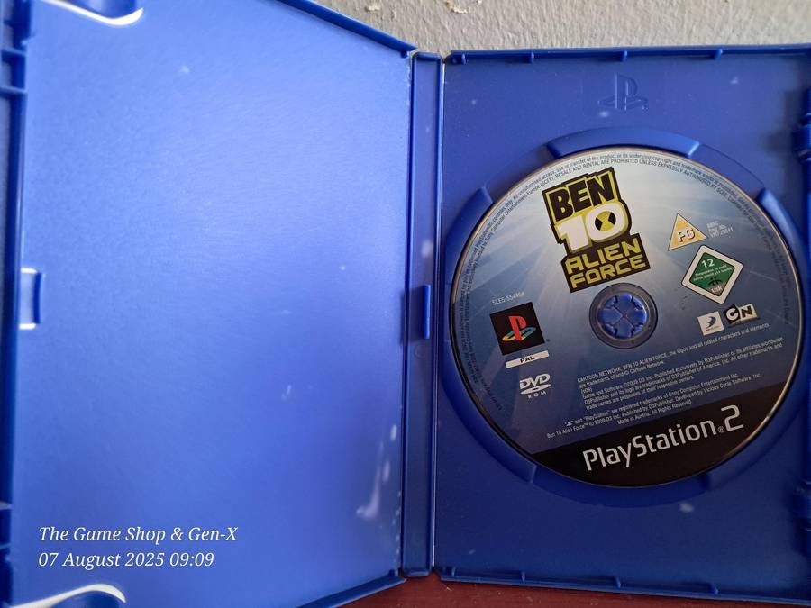 PS2 BEN 10 ALIEN FORCE - NO MANUAL