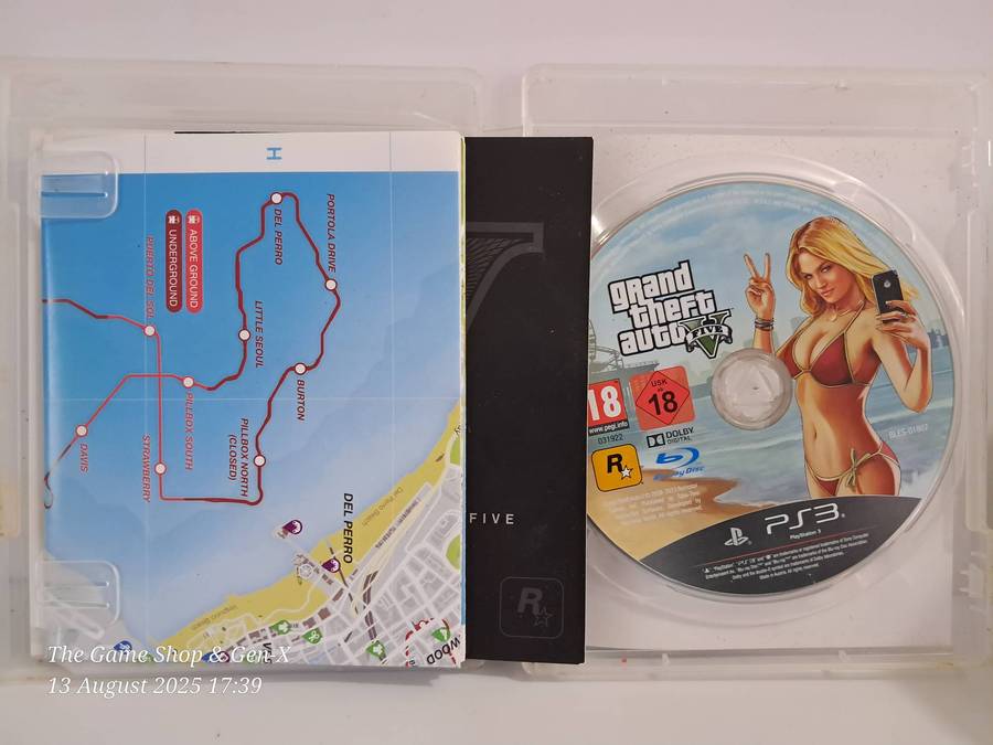 PS3 GRAND THEFT AUTO 5 - CIB