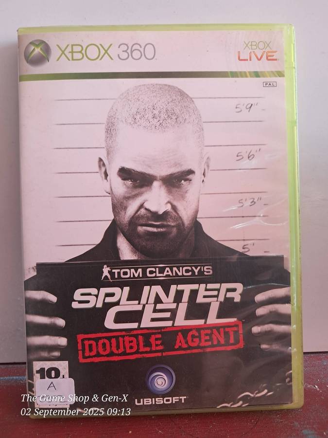 XBOX 360 TOM CLANCY'S SPLINTERCELL DOUBLE AGENT + MANUAL