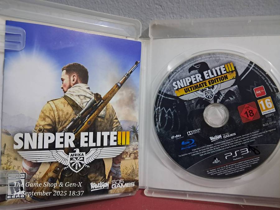 PS3 SNIPER ELITE III ULTIMATE EDITION - CIB