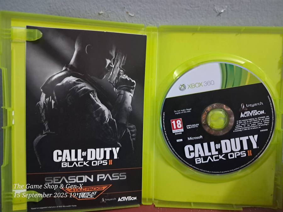 XBOX 360 CALL OF DUTY : BLACK OPS 2 - CIB