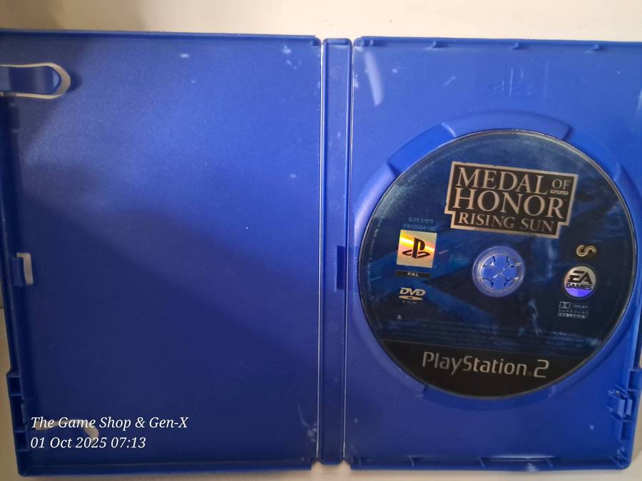 PS2 MEDAL OF HONOR : RISING SUN - NO MANUAL
