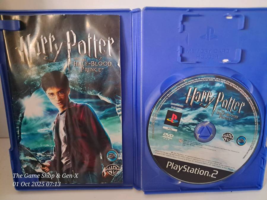 PS2 HARRY POTTER AND THE HALF BLOOD PRINCE - CIB (DAMAGED MANUAL)