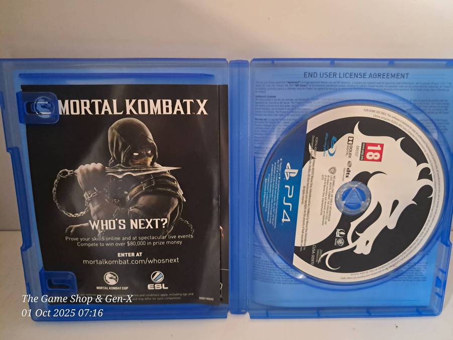 PS4 MORTAL KOMBAT X