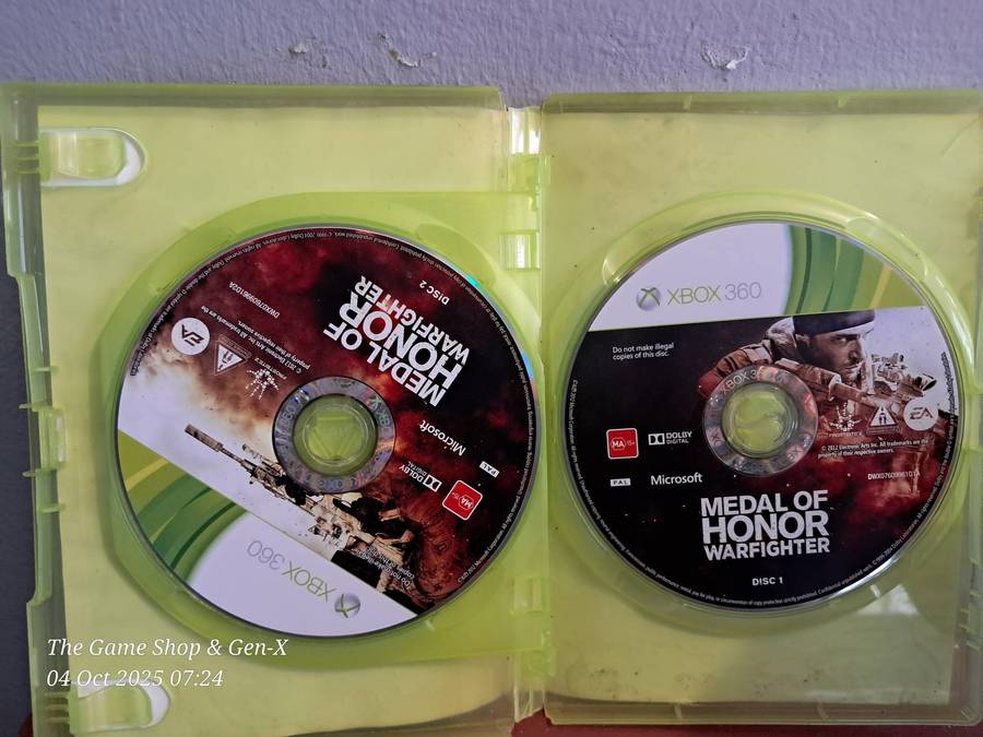 XBOX 360 MEDAL OF HONOR : WARFIGHTER - NO MANUAL